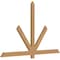 Ekena Millwork Kennewick Timber Gable Bracket, Western Red Cedar, 72"W x 45"H x 1 1/2"D x 3 1/2"F, 15/12 Pitch GBW072X45X0204KEN00SWR - alternate 5